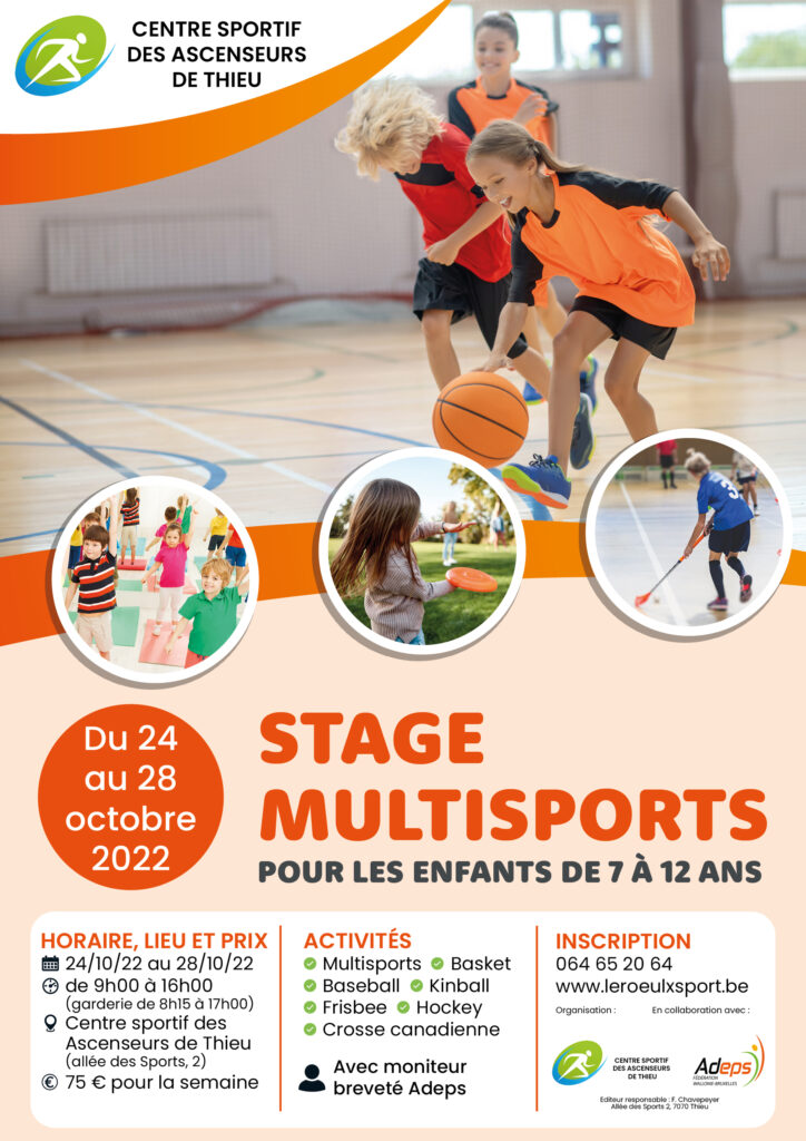 Complet Stage Multisports Du Au Octobre Centre Sportif